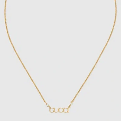 Gucci '' Letter Necklace In Undefined