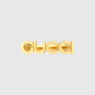 Gucci '' Letter Ring In Gold-toned Metal