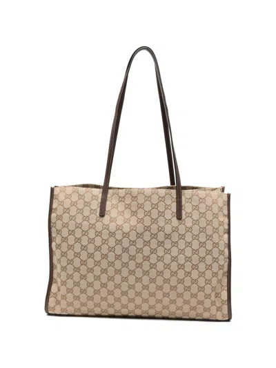 Gucci Londra Large Tote In Sand