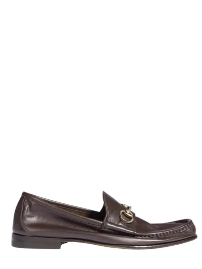 Gucci Lugano Leather Loafers In Multi