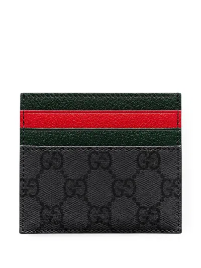 Gucci Primavera Leather Card Holder Black