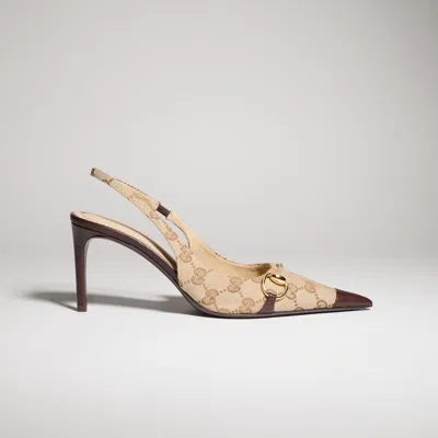 Gucci Princetown Leather Slipper Sand In Gold