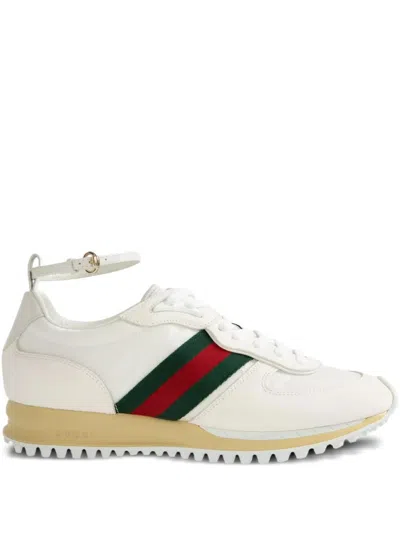 Gucci Re-motion White Gg Nylon Women's Trainer In Multi
