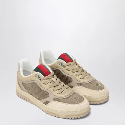 Gucci Re-web Brown And Beige Sneaker Men