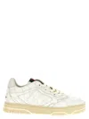 Gucci White Leather Re-web Sneakers In White