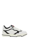 Gucci Men Re-web Leather Sneakers In White