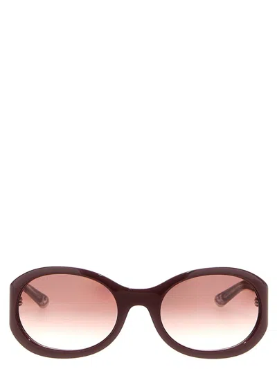 GUCCI GUCCI GUCCI RED ANCORA SUNGLASSES