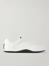 Gucci Shift Leather Sneakers In White