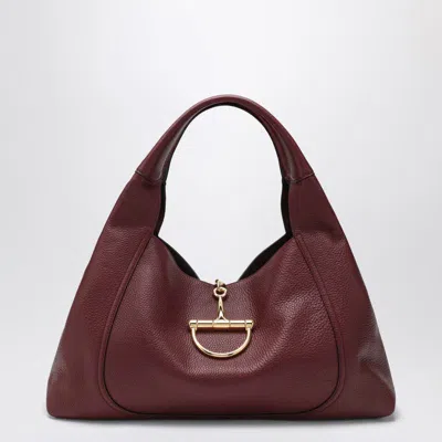 GUCCI GUCCI GUCCI SOFTBIT MAXI BAG IN ROSSO ANCORA