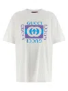 Gucci Women Cotton T-shirt With Print In Neutral