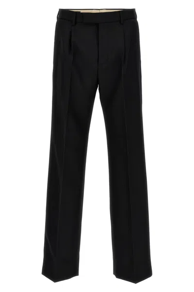 Gucci Web Label Pants In Black