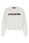 Gucci Web Sweatshirt White In White