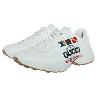 Pre-owned Gucci ,  Worldwide Rhyton Trainers In Gray