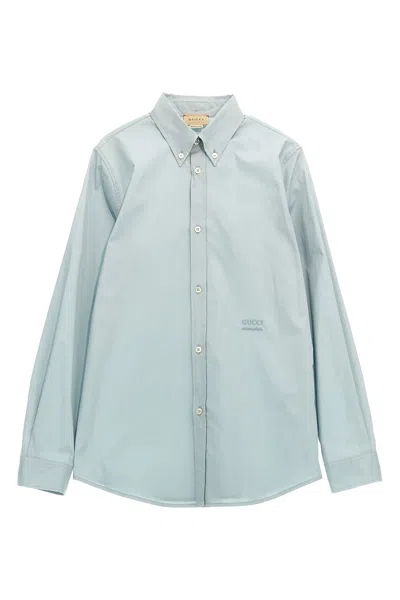 Gucci X Â© Oshkosh B'gosh, Inc. Shirt In Blue