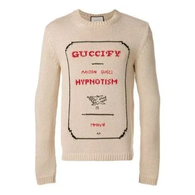 Gucci Fy Hypnotism Sweater 'beige' In Neutral