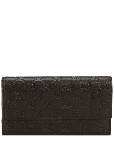 Gucci Ssima Canvas Long Wallet