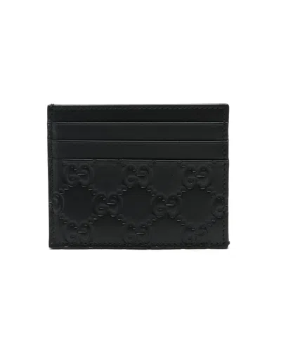 Pre-owned Gucci Ssima Card Holder