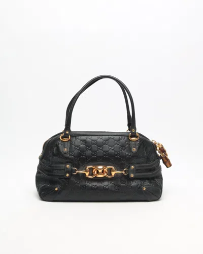 Gucci Ssima Horsebit Shoulder Bag