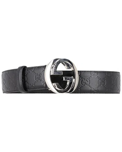 GUCCI GUCCI GUCCISSIMA INTERLOCKING GG BUCKLE BELT (AUTHENTIC PRE-LOVED)