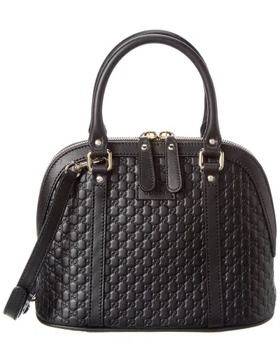 Gucci Ssima Leather Top Handle Tote