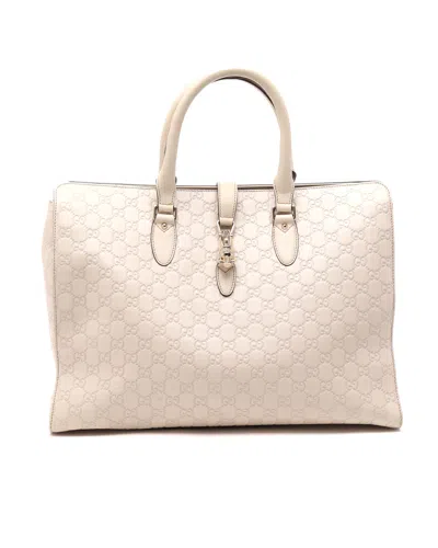 Gucci Ssima Piston Tote Bag In Purple