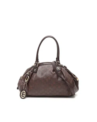 Gucci Ssima Sukey Small Tote Bag In Brown