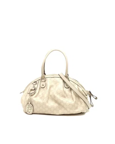 Gucci Ssima Sukey Tote Bag In White