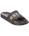 Gucci Guccy Slide Sandal In Black