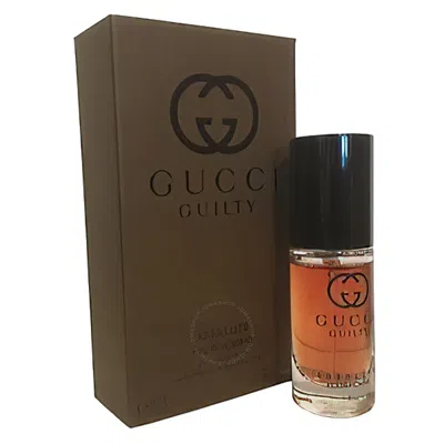 Gucci Guilty Absolute /  Edp Spray Mini 0.27 oz (8.0 Ml) (m) In Gold Tone