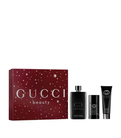 Gucci Guilty Eau De Parfum Fragrance Gift Set In Black