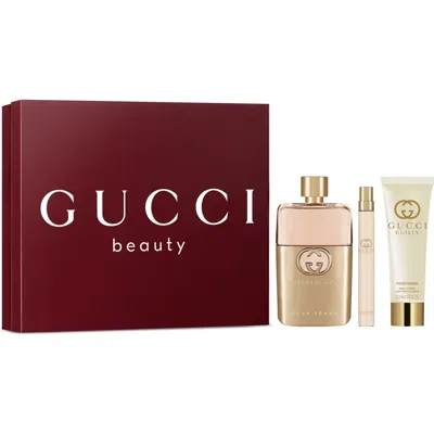 GUCCI GUCCI GUILTY POUR FEMME EAU DE PARFUM SET $224 VALUE