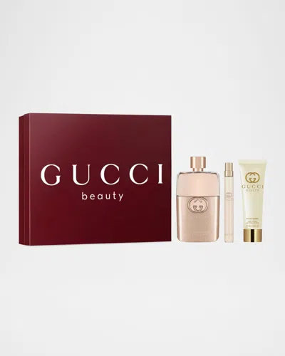 Gucci Guilty Pour Femme Eau De Toilette 3-piece Gift Set In No Color