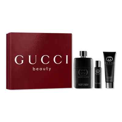 Gucci Guilty Pour Homme Eau De Parfum And Shower Gel 3-piece Gift Set
