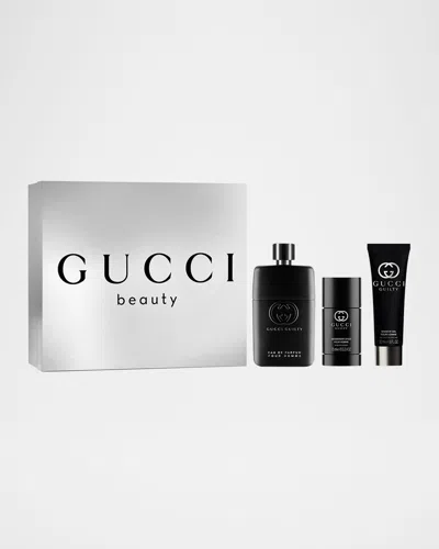 Gucci Guilty Pour Homme Eau De Parfum Holiday Gift Set In White