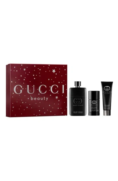 Gucci Guilty Pour Homme Eau De Parfum Set $213 Value In Transparent