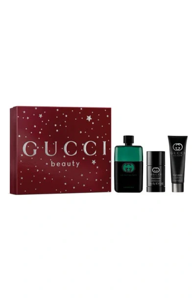 Gucci Guilty Pour Homme Essence Set $185 Value In Transparent