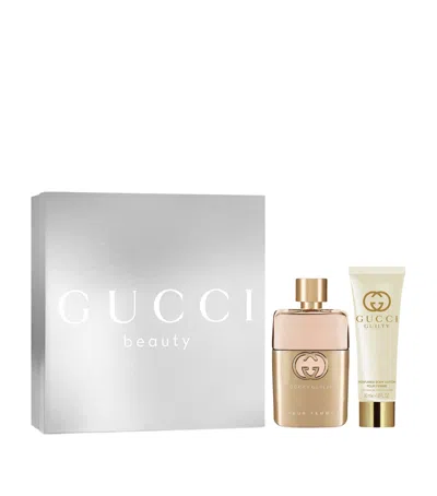 Gucci Guilty Pour Homme Fragrance Gift Set In White