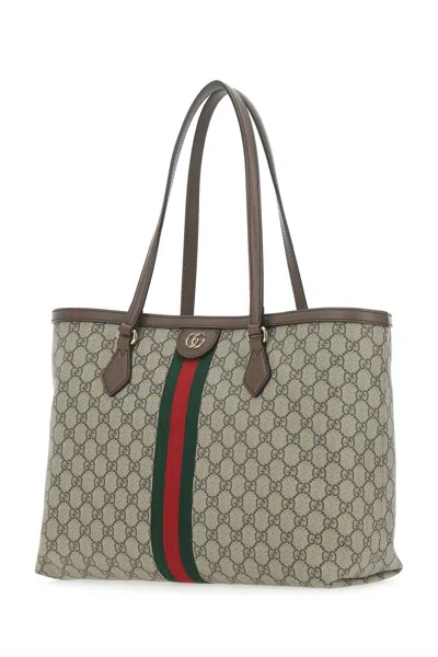 Gucci H Tote M Ophidia Gg Sup/dol In Neutral