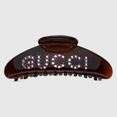 Gucci '' Hair Clip With Crystals In Undefined