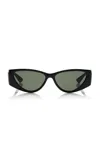Gucci Hailey Cat-eye Acetate Sunglasses In Black