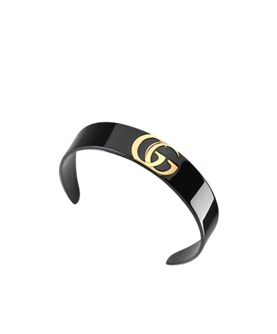 Gucci Hair Band With Double G In Black