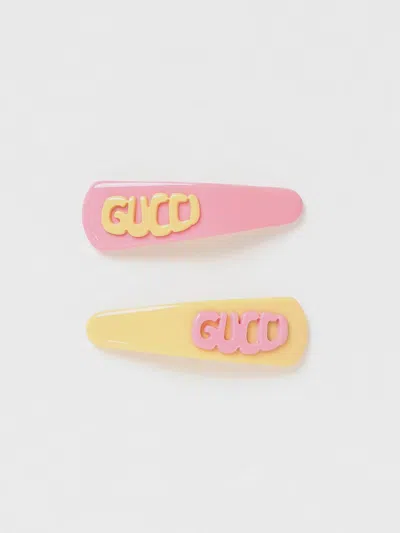 Gucci Hair Clip Kids  In Pink