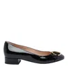 Gucci Half Horsebit Ballet Flats In Black