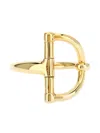 Gucci Open Design Staffa Bracelet Accessory In Gold