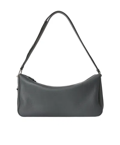 Gucci Half Horsebit Crossbody Bag In Gray