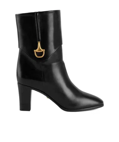 GUCCI GUCCI ELIZABETH HEELED ANKLE BOOTS