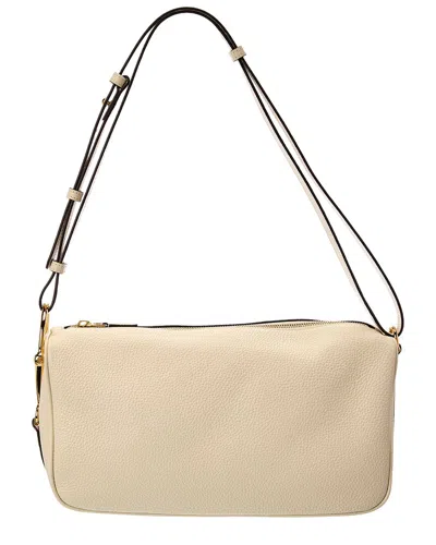 Gucci Half Horsebit Medium Leather Shoulder Bag In Neutral