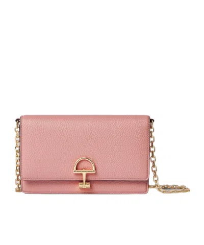 Gucci Half Horsebit Wallet On Chain In Pink