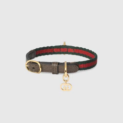 Gucci Halsband Für Sehr Kleine Haustiere In Brown