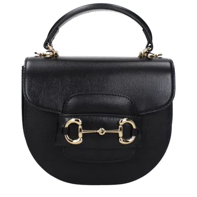 Gucci Hand Bags Women Leather Black